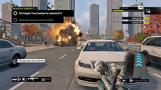 Wysadzenie w powietrze auta Tucciego pozwoli ci szybko załatwić sprawę - Misja 8 (A Wrench in the Works) | Główne misje - Akt I | Solucja Watch Dogs - Watch Dogs 1 - poradnik do gry