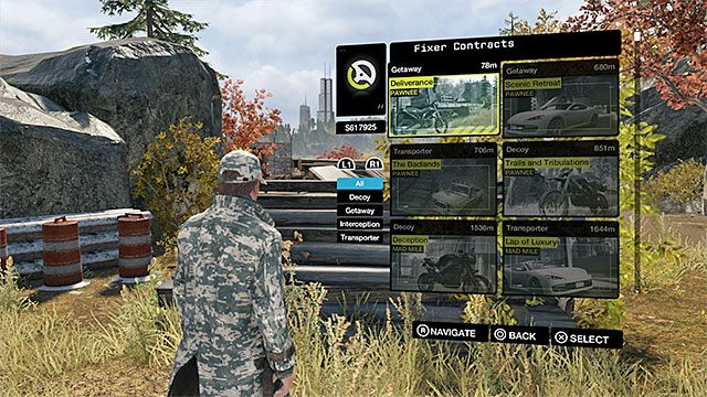 Dostępne zlecenia możesz przeglądać z poziomu menu smartfona - Sposoby odblokowywania i ogólne założenia | Zlecenia macherów Watch Dogs - Watch Dogs 1 - poradnik do gry