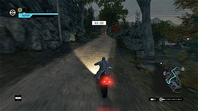 Uważaj żeby nie zjechać w przepaść w trakcie pokonywania bezdroży - Zlecenia - Pawnee | Zlecenia macherów Watch Dogs - Watch Dogs 1 - poradnik do gry