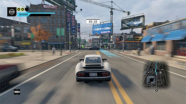 Pamiętaj o unikaniu zderzeń z elementami otoczenia - Zlecenia - Mad Mile | Zlecenia macherów Watch Dogs - Watch Dogs 1 - poradnik do gry