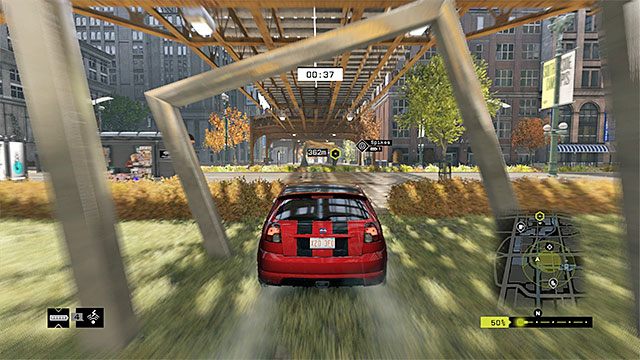 Jak zwykle staraj się unikać uderzania w niezniszczalne elementy otoczenia - Zlecenia - The Loop | Zlecenia macherów Watch Dogs - Watch Dogs 1 - poradnik do gry