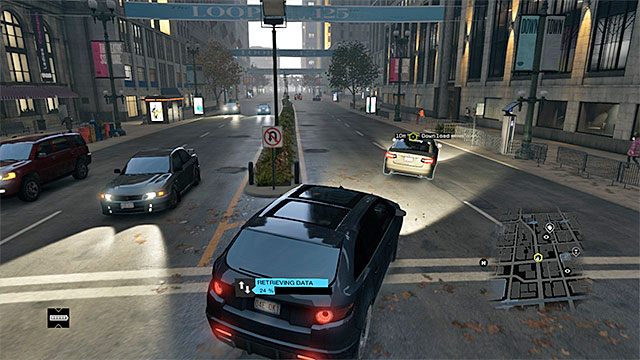 Utrzymuj się w niewielkiej odległości od ściganego auta żeby móc ściągać dane - Zlecenia - The Loop | Zlecenia macherów Watch Dogs - Watch Dogs 1 - poradnik do gry