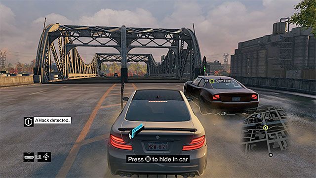 Utrzymuj się w niewielkiej odległości od każdego ze ściganych aut - Zlecenia - Brandon Docks | Zlecenia macherów Watch Dogs - Watch Dogs 1 - poradnik do gry