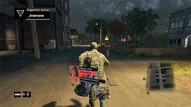 Sprowokuj przestępcę do ucieczki - Omówienie typowego przestępstwa | Wykryte przestępstwa | Solucja Watch Dogs - Watch Dogs 1 - poradnik do gry