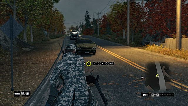 Ostrożnie zbliżaj się do oznaczonych wrogów i obezwładniaj ich - Zlecenia - Pawnee | Zlecenia konwojowe | Solucja Watch Dogs - Watch Dogs 1 - poradnik do gry