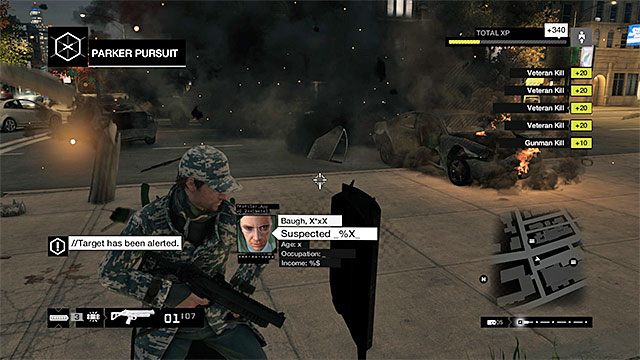 Użyj granatnika i/lub materiałów wybuchowych - Zlecenia - Parker Square | Zlecenia konwojowe | Solucja Watch Dogs - Watch Dogs 1 - poradnik do gry