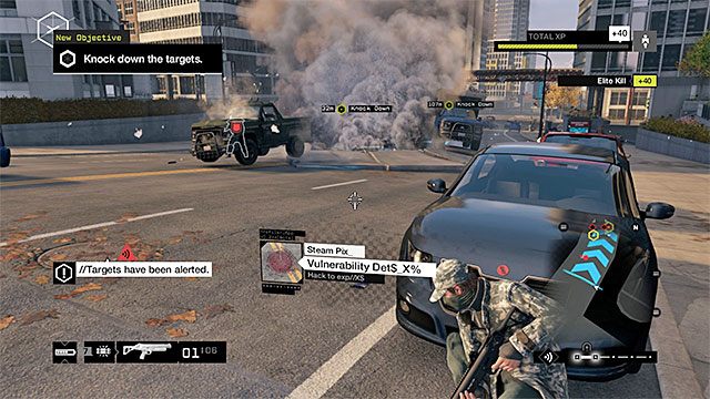 W bitwie wezmą niestety udział m.in. wrodzy szturmowcy - Zlecenia - The Loop | Zlecenia konwojowe | Solucja Watch Dogs - Watch Dogs 1 - poradnik do gry