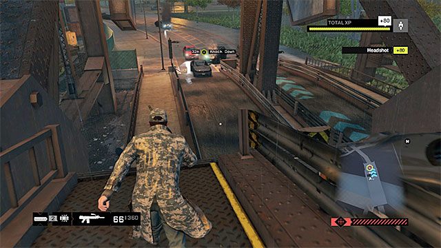 Ogłuszeniem celu misji zajmij się dopiero pod koniec walk - Zlecenia - Brandon Docks | Zlecenia konwojowe | Solucja Watch Dogs - Watch Dogs 1 - poradnik do gry