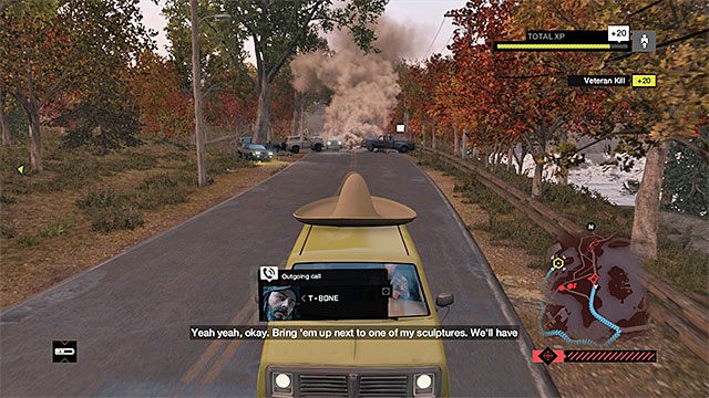 Hakuj elementy z otoczenia żeby uszkadzać lub niszczyć wrogie pojazdy - Misja 1 (Hope Is a Sad Thing) | Główne misje - Akt III | Solucja Watch Dogs - Watch Dogs 1 - poradnik do gry