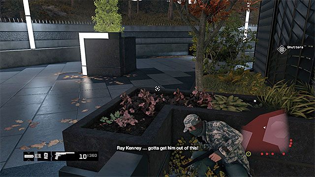 Możesz schować się za murkami i zacząć atakować wrogów z zaskoczenia - Misja 4 (The Future Is In Blume) | Główne misje - Akt III | Solucja Watch Dogs - Watch Dogs 1 - poradnik do gry