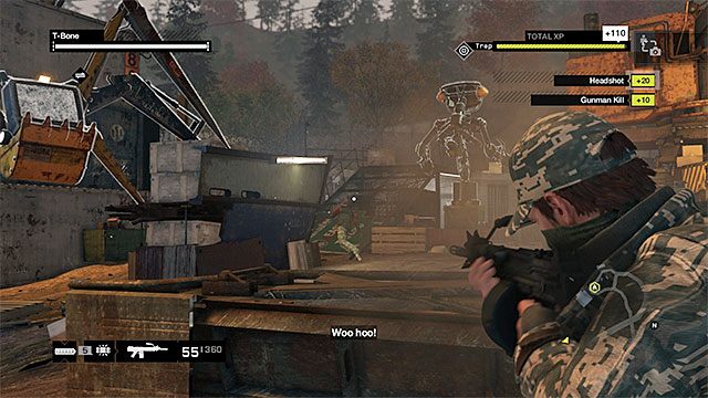 Pozostawaj w niewielkiej odległości od T-Bonea i agresywnie rozprawiaj się z wrogimi żołnierzami - Misja 5 (For the Portfolio) | Główne misje - Akt III | Solucja Watch Dogs - Watch Dogs 1 - poradnik do gry