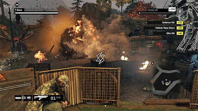 Granatnik pozwoli ci szybko i łatwo zlikwidować część z atakujących sił wroga - Misja 5 (For the Portfolio) | Główne misje - Akt III | Solucja Watch Dogs - Watch Dogs 1 - poradnik do gry