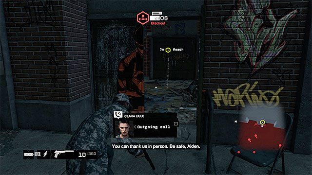 Dzięki odpaleniu zaciemnienia otworzą się drzwi do budynku - Misja 6 (By Any Means Necessary) | Główne misje - Akt III | Solucja Watch Dogs - Watch Dogs 1 - poradnik do gry