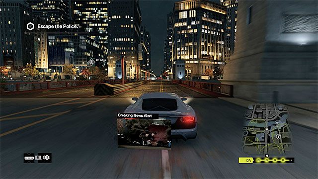 Możesz podjąć próbę uniknięcia policyjnych skanowań - Misja 2 (In Plain Sight) | Główne misje - Akt IV | Solucja Watch Dogs - Watch Dogs 1 - poradnik do gry