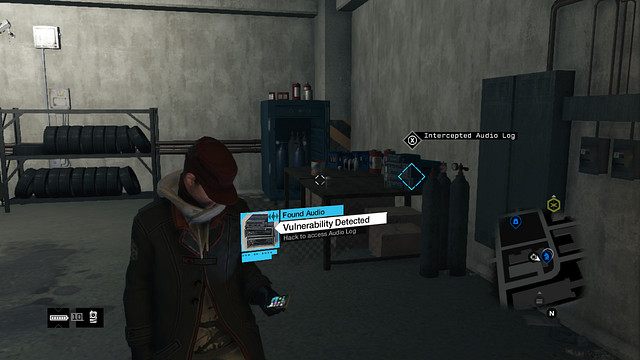Audiolog w garażu - Handel bronią (Weapons trade) | Mapy mniejszych aktywności Watch Dogs - Watch Dogs 1 - poradnik do gry