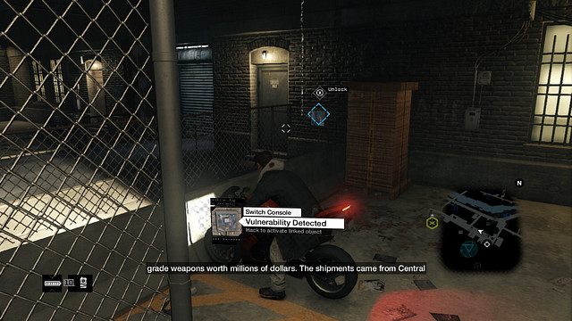 Przełącznik #4 - Handel bronią (Weapons trade) | Mapy mniejszych aktywności Watch Dogs - Watch Dogs 1 - poradnik do gry
