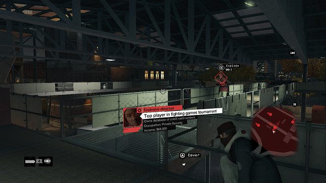 Wnętrze magazynu - Handel bronią (Weapons trade) | Mapy mniejszych aktywności Watch Dogs - Watch Dogs 1 - poradnik do gry