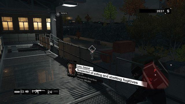 Snajper za budynkiem - Handel bronią (Weapons trade) | Mapy mniejszych aktywności Watch Dogs - Watch Dogs 1 - poradnik do gry