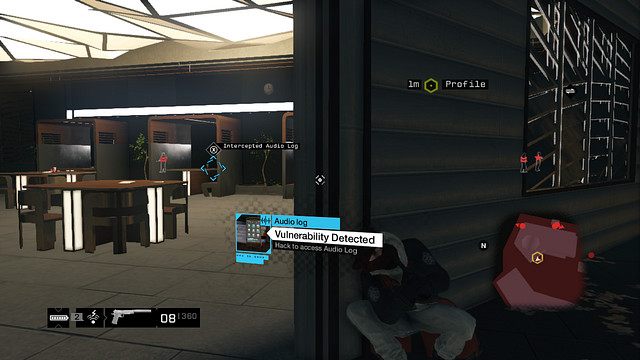 Pierwszy audiolog w stołówce siedziby Blume - Nagrania głosowe (Audiologi) | Mapy mniejszych aktywności Watch Dogs - Watch Dogs 1 - poradnik do gry