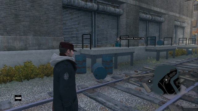 Pierwszy audiolog koło torów - Nagrania głosowe (Audiologi) | Mapy mniejszych aktywności Watch Dogs - Watch Dogs 1 - poradnik do gry