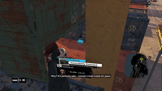 Piąte nagranie na kontenerze - Nagrania głosowe (Audiologi) | Mapy mniejszych aktywności Watch Dogs - Watch Dogs 1 - poradnik do gry