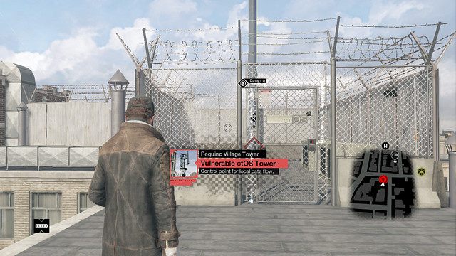 Brama przed masztem - Wieże ctOS | Mapy mniejszych aktywności Watch Dogs - Watch Dogs 1 - poradnik do gry