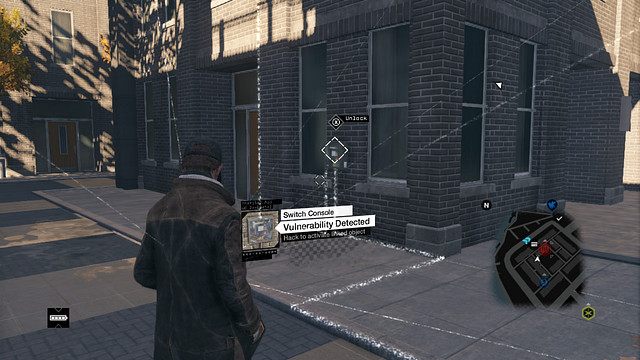 Przełącznik przy ścianie budynku - Wieże ctOS | Mapy mniejszych aktywności Watch Dogs - Watch Dogs 1 - poradnik do gry