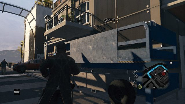 Niebieski podnośnik w południowej części - Wieże ctOS | Mapy mniejszych aktywności Watch Dogs - Watch Dogs 1 - poradnik do gry