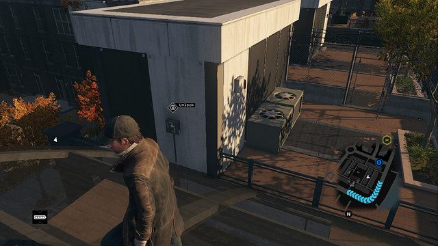 Drugi przełącznik przed bramą - Wieże ctOS | Mapy mniejszych aktywności Watch Dogs - Watch Dogs 1 - poradnik do gry