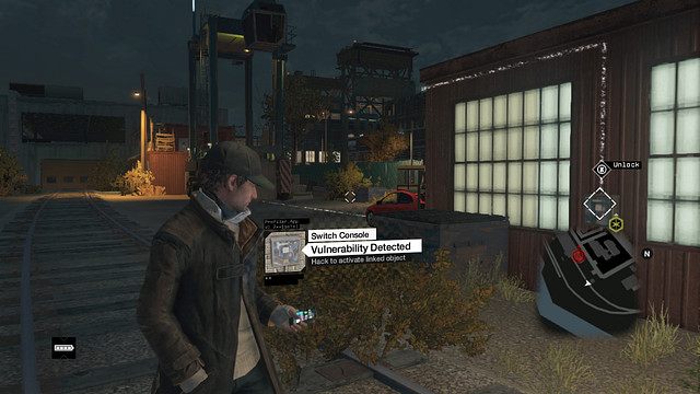 Przełącznik na budce koło torów - Wieże ctOS | Mapy mniejszych aktywności Watch Dogs - Watch Dogs 1 - poradnik do gry