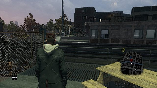 Dach budynku po drugiej stronie torów - Wieże ctOS | Mapy mniejszych aktywności Watch Dogs - Watch Dogs 1 - poradnik do gry