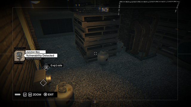 Kolejno przechwyć kamerę na maszcie i przełącz się na drugą w dalszej części budynku - Wieże ctOS | Mapy mniejszych aktywności Watch Dogs - Watch Dogs 1 - poradnik do gry