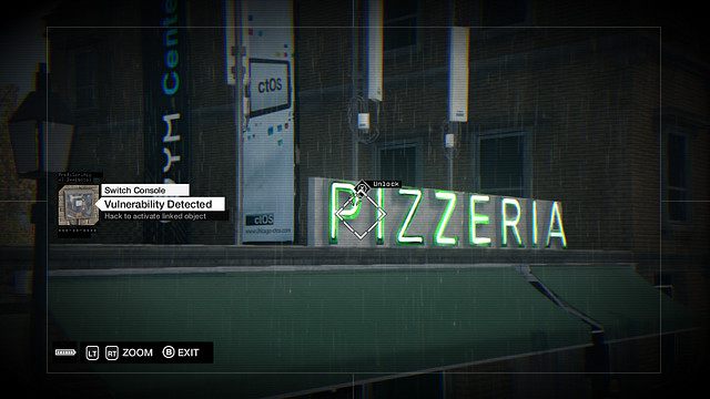 Aktywator na dachu pizzerii - 01 - 10 | Naruszenia prywatności w Watch Dogs - Watch Dogs 1 - poradnik do gry