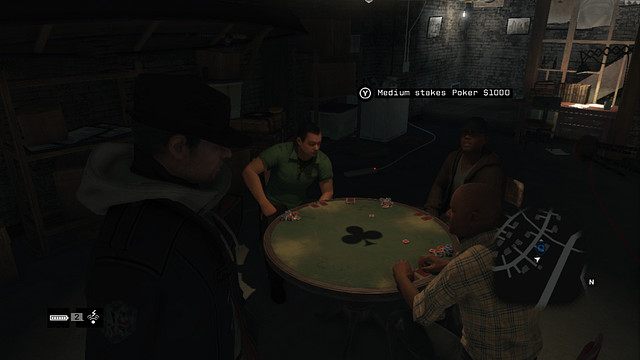 Stolik pokerowy na średnie stawki - Poker i szachy | Zajęcia (minigry i wyzwania) w Watch Dogs - Watch Dogs 1 - poradnik do gry