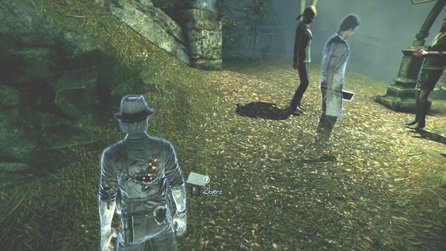 Blisko stoi duch z tasakiem. - Rozdział 4 - Przemyślenia Julii (4); Informacje o zabójcy (4) | Znajdźki - Murdered: Śledztwo Zza Grobu - poradnik do gry