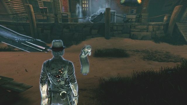 Duch kobiety wygląda na załamanego. - Rozdział 2 - Stocznia | Śledztwa poboczne | Murdered Śledztwo Zza Grobu - Murdered: Śledztwo Zza Grobu - poradnik do gry