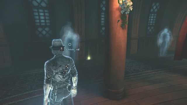 Notatka znajduje się za filarem. - Rozdział 2 - Przemyślenia Julii (2) | Znajdźki | Murdered Śledztwo Zza Grobu - Murdered: Śledztwo Zza Grobu - poradnik do gry