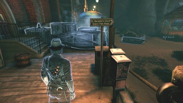 Kościół znajduje się nieopodal. - Rozdział 1 - Nowe umiejętności | Śledztwa główne | Murdered Śledztwo Zza Grobu - Murdered: Śledztwo Zza Grobu - poradnik do gry