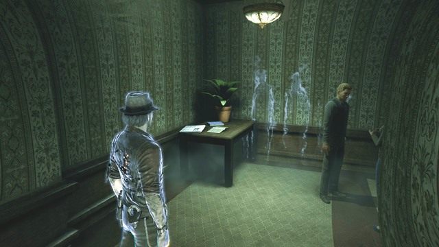 Obok rozmawiają nieświadomi Twojej obecności ludzie. - Rozdział 1 - Informacje o zabójcy | Znajdźki | Murdered Śledztwo Zza Grobu - Murdered: Śledztwo Zza Grobu - poradnik do gry