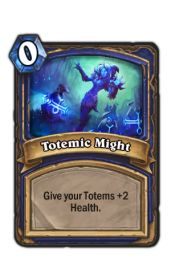 Wzmocnienie totemów - Daj swoim totemom +2 do zdrowia - Karty Szamana | Podstawy | Hearthstone - Hearthstone: Heroes of Warcraft - porady i polecane decki