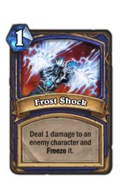 Mroźne porażenie - Zadaj 1 pkt - Karty Szamana | Podstawy | Hearthstone - Hearthstone: Heroes of Warcraft - porady i polecane decki