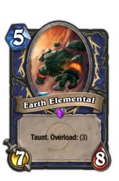 Żywiołak ziemi - Prowokacja - Karty Szamana | Podstawy | Hearthstone - Hearthstone: Heroes of Warcraft - porady i polecane decki