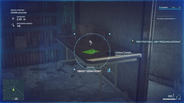 Aby znaleźć kolejny dowód, idź do budynku znajdującego się przy samej krawędzi kompleksu, dokładnie po naprzeciw podkopu, którym tu wchodziłeś - 08 - Nasza własna ziemia | Battlefield Hardline - Singleplayer - Battlefield Hardline - poradnik do gry