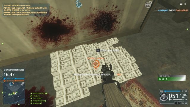 Pieniądze mogą zostać również skradzione z sejfu wrogiego zespołu, co jednak zwykle jest znacznie trudniejsze niż przejęcie łupu z sejfu neutralnego - Krwawa Forsa | Tryby rozgrywki w Battlefield Hardline - Battlefield Hardline - poradnik do gry