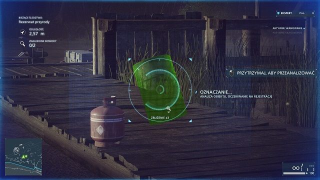 Aby znaleźć kolejny dowód, po wejściu do łodzi zawróć, a następnie płyń przed siebie, dopóki nie zobaczysz wieży - 03 - Przynęta na aligatory | Battlefield Hardline - Singleplayer - Battlefield Hardline - poradnik do gry