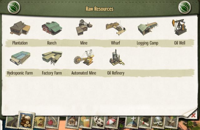 W tej kategorii znajdują się Plantacje, Rancza, Kopalnie i inne budynki dostarczające podstawowych surowców - 5. Budynki w Tropico 5 - Tropico 5 w 10 prostych krokach