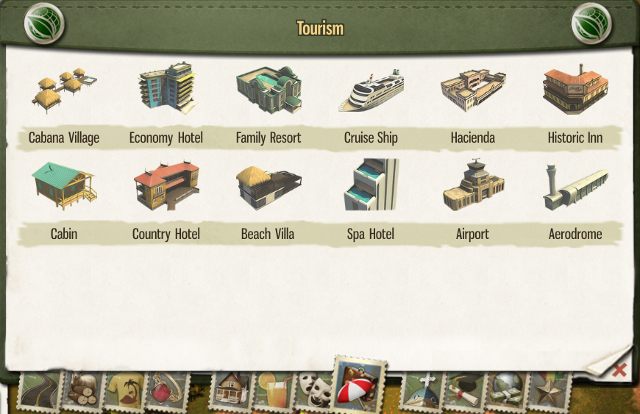 Budynki turystyczne pojawiają się dopiero w czasach Zimnej Wojny, choć Zamożni turyści nie dostaną się na wyspę do czasów współczesnych - 5. Budynki w Tropico 5 - Tropico 5 w 10 prostych krokach