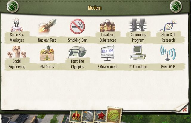 W Czasach współczesnych można zmniejszyć koszty dekretów oraz dokonać przewrotów kulturowych i społecznych - 8. Dekrety w Tropico 5 - Tropico 5 w 10 prostych krokach