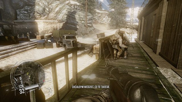 I gardełko przecięte. - Misja 10 - Zima w Vemork (2) | Kampania dla jednego gracza w Enemy Front - Enemy Front - poradnik do gry