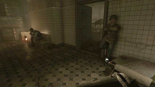 Co macie takie smętne miny? Aaa... Tam jest kostnica. - Misja 12 - Zwycięstwo Armii Krajowej | Kampania dla jednego gracza w Enemy Front - Enemy Front - poradnik do gry